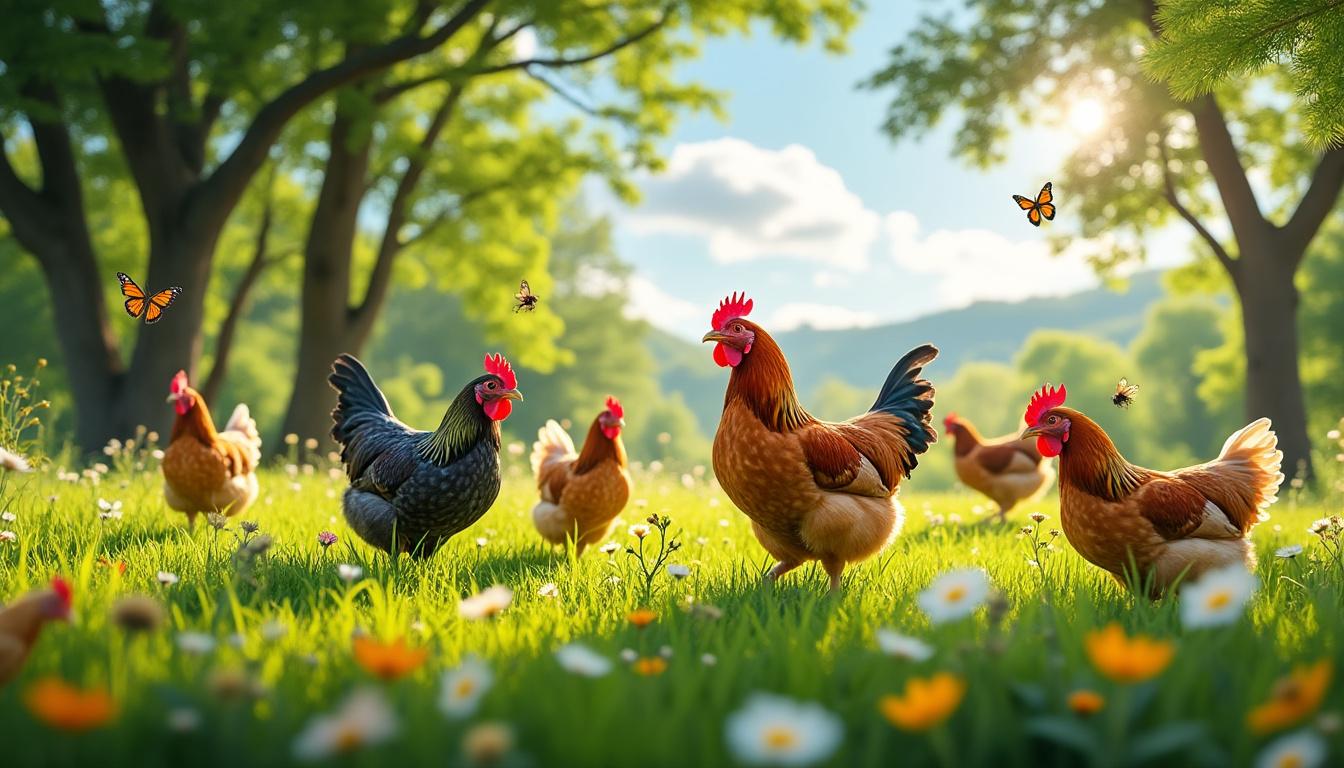 découvrez les aliments idéaux pour optimiser la santé et la production de vos poules élevées en plein air. apprenez à nourrir vos volailles avec des ingrédients naturels et adaptés à leur mode de vie, assurant ainsi un bien-être optimal et des œufs de qualité.