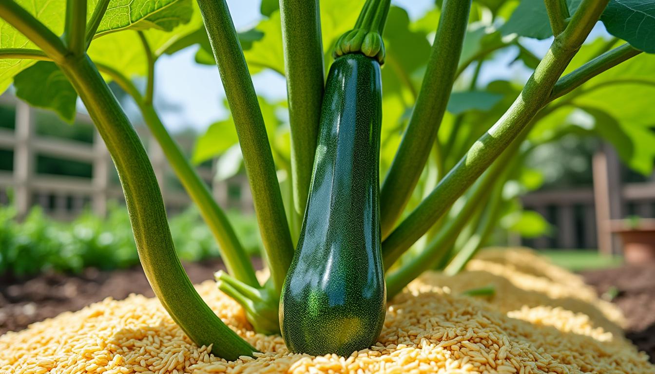 découvrez comment mettre du riz au pied des courgettes peut stimuler leur croissance et augmenter vos récoltes. une astuce naturelle, simple et efficace pour des courgettes plus saines et abondantes au jardin !