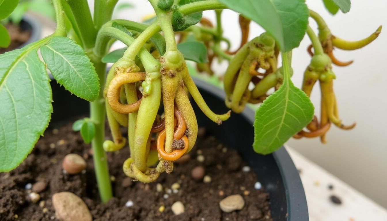 découvrez comment identifier et éliminer efficacement les gros vers blancs présents dans vos pots de fleurs pour protéger vos plantes et assurer leur bonne croissance.