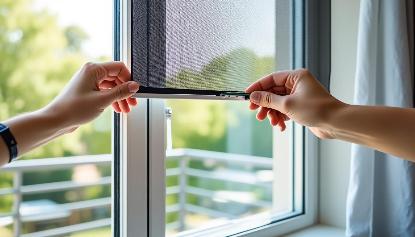 découvrez comment installer une moustiquaire de fenêtre facilement grâce à notre guide étape par étape, pour protéger votre intérieur des insectes en un rien de temps.