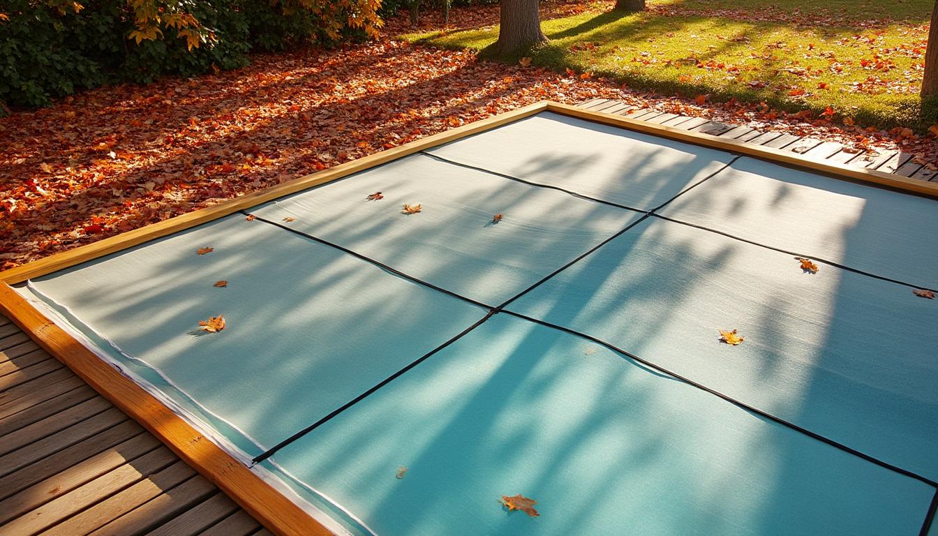 découvrez comment un filet de piscine anti-feuilles protège votre bassin, réduit l'entretien et prolonge sa durée de vie en empêchant les débris de s'accumuler.