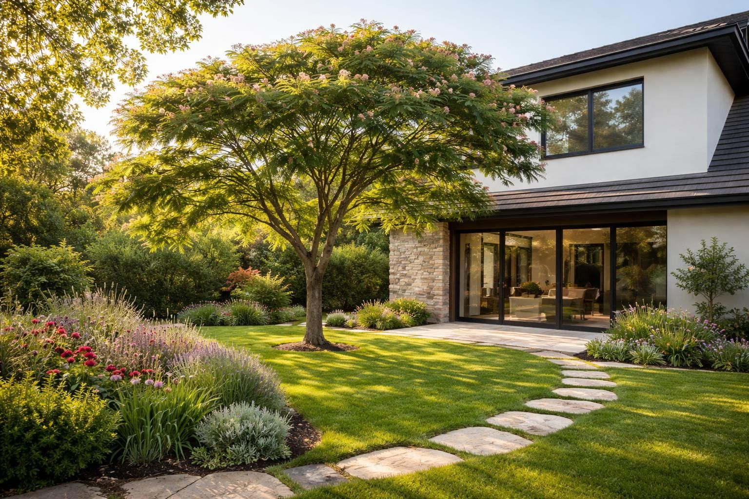 découvrez à quelle distance planter un albizia de votre maison pour créer un jardin harmonieux tout en préservant l'équilibre et la sécurité de votre espace extérieur.
