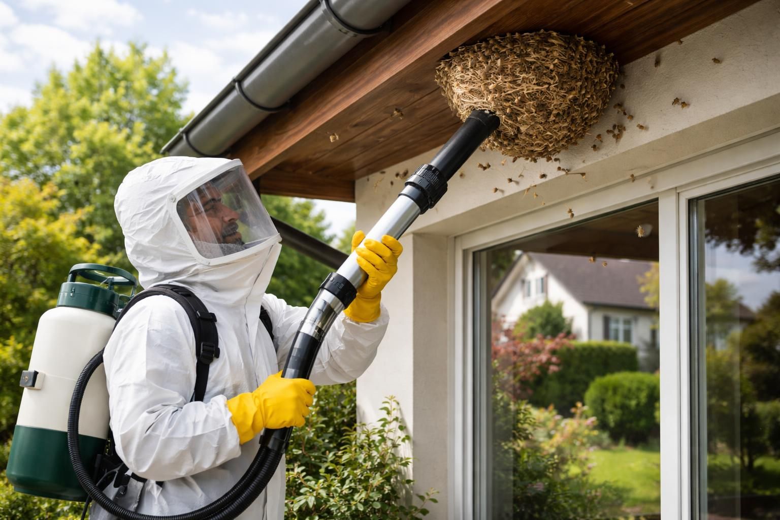 découvrez quand il est essentiel de faire appel à un professionnel pour enlever un essaim de guêpes en toute sécurité et éviter les risques d'accidents.