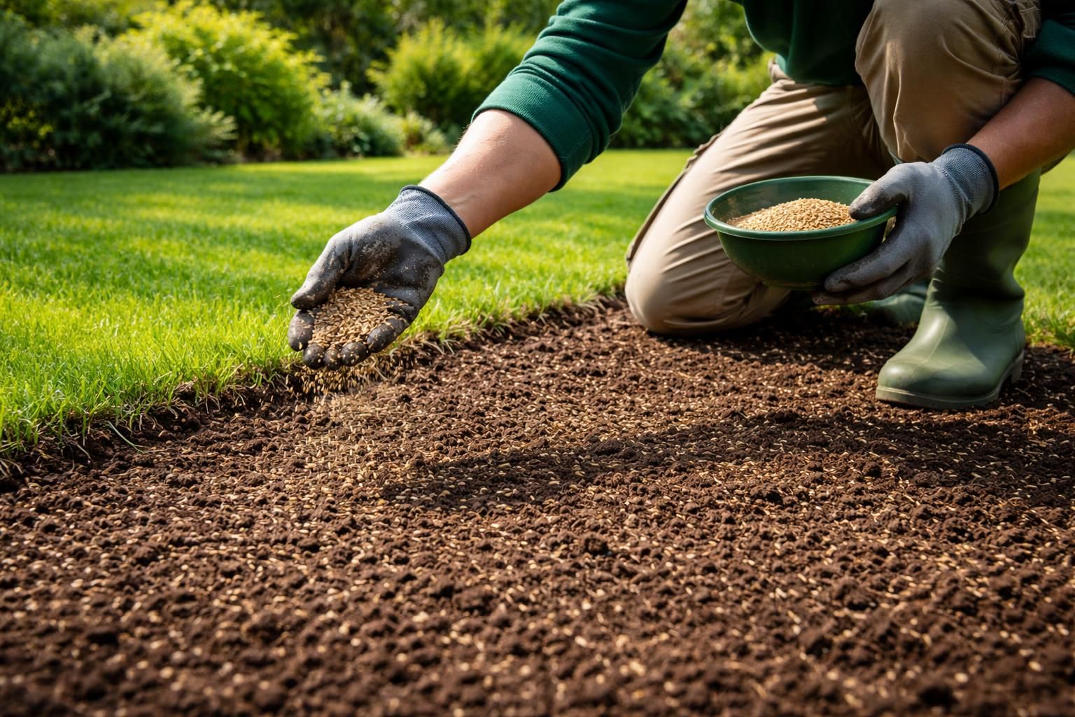 découvrez nos conseils pour répartir efficacement la graine de pelouse sans laisser de trous, pour un gazon dense et uniforme.