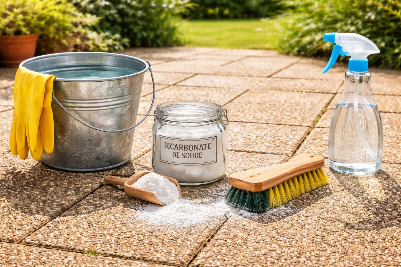découvrez les étapes simples pour nettoyer efficacement votre dalle gravillonnée avec du bicarbonate de soude, un guide pratique à suivre facilement chez vous.