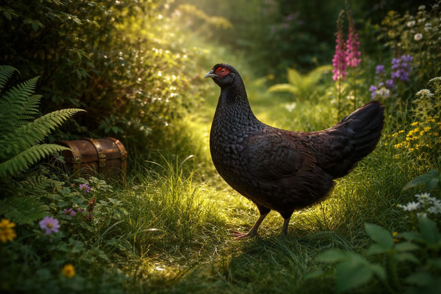 découvrez les secrets fascinants de la poule faisan noir, un trésor naturel à accueillir dans votre jardin pour profiter de sa beauté et de son mystère.