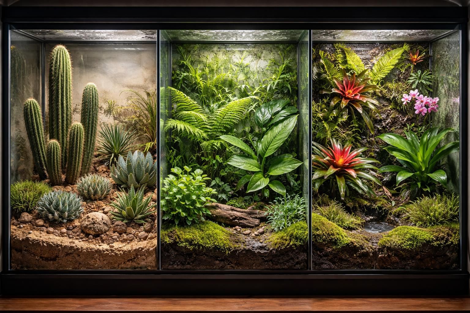 découvrez quelles plantes choisir pour votre terrarium en fonction du niveau d'humidité afin d'assurer une croissance optimale et un environnement harmonieux.