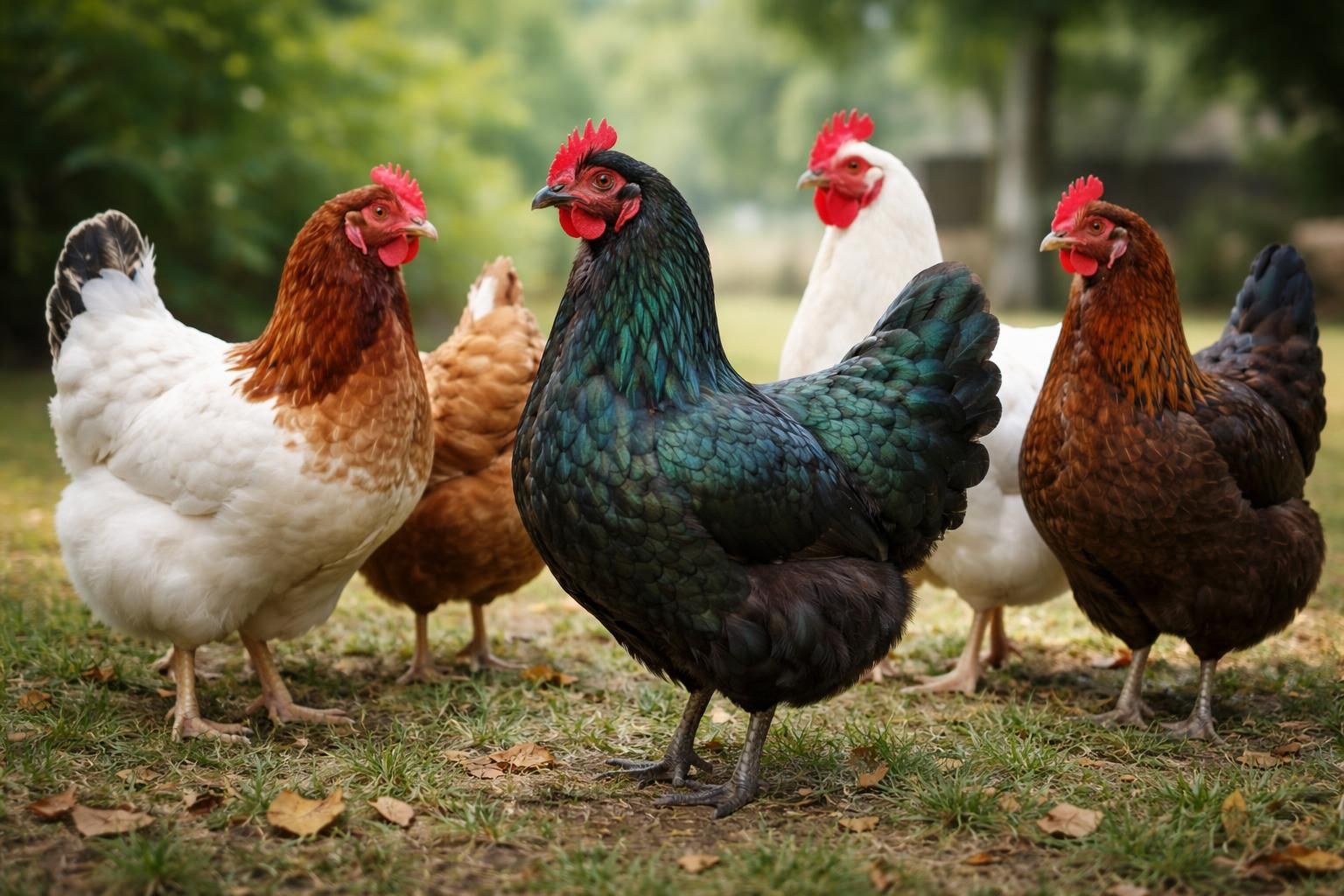 découvrez une comparaison détaillée de la poule émeraude avec d'autres races de poules, mettant en avant leurs caractéristiques, avantages et particularités.