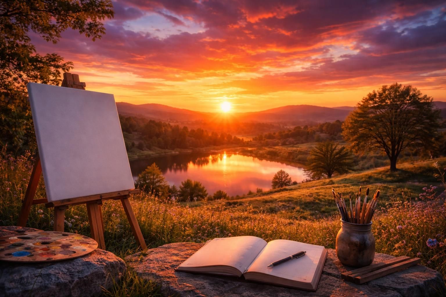 découvrez comment le coucher de soleil à l'ouest inspire artistes et écrivains, entre beauté naturelle et créativité sans limites.