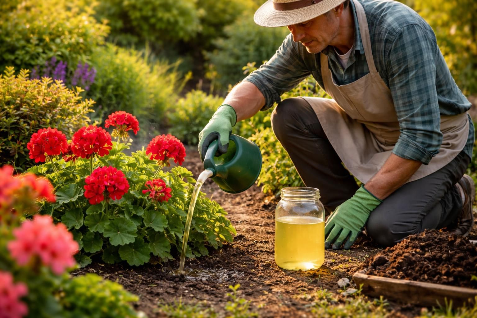 découvrez comment utiliser de l'urine comme engrais naturel pour vos géraniums, une pratique écologique et durable qui favorise la croissance saine de vos plantes tout en respectant l'environnement.