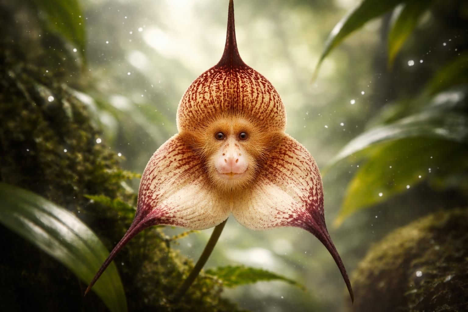 explorez l'orchidée à tête de singe, une plante unique aux bienfaits purifiants pour votre intérieur et votre bien-être.
