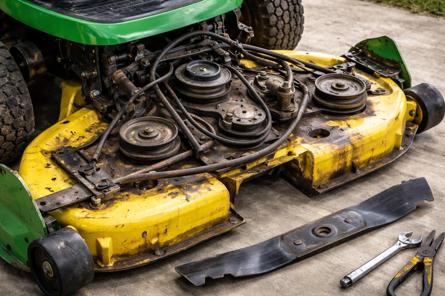 découvrez les causes fréquentes du problème d'enclenchement de lame sur les tracteurs tondeuses john deere et comment les résoudre efficacement.