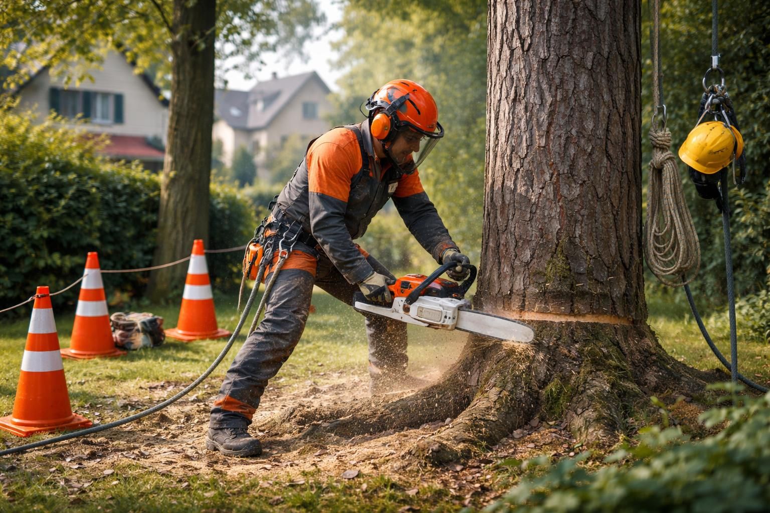 découvrez les raisons essentielles de faire appel à un professionnel pour abattre un arbre en toute sécurité et efficacement.