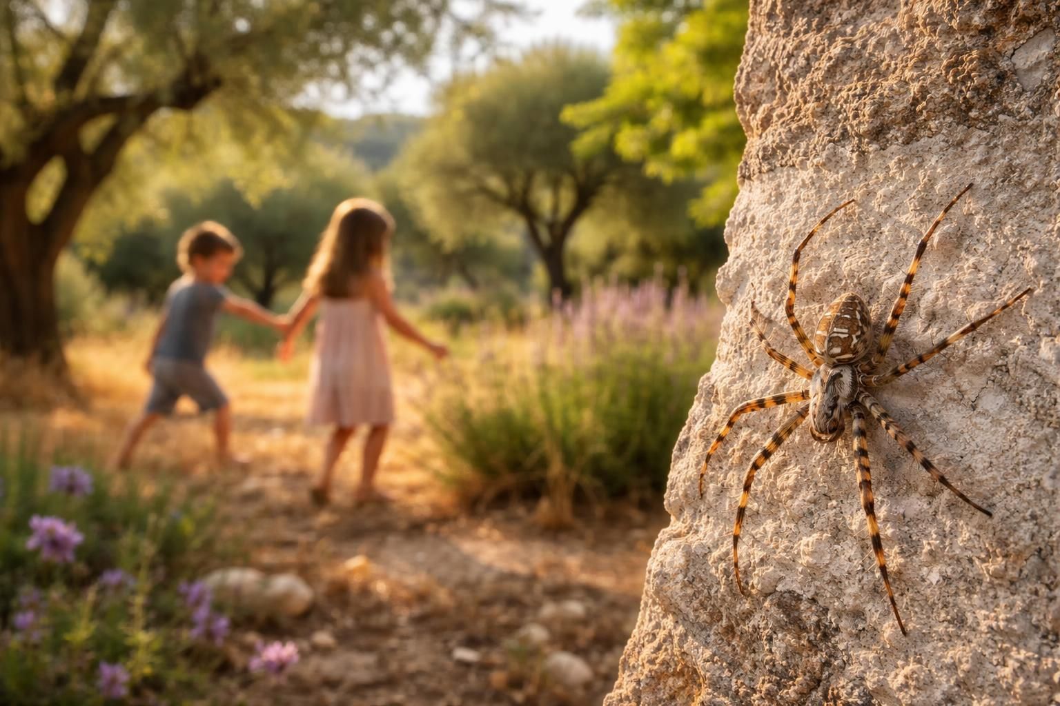 découvrez pourquoi l'araignée de provence peut représenter un danger pour les enfants, les symptômes à surveiller et les mesures à prendre pour assurer leur sécurité.