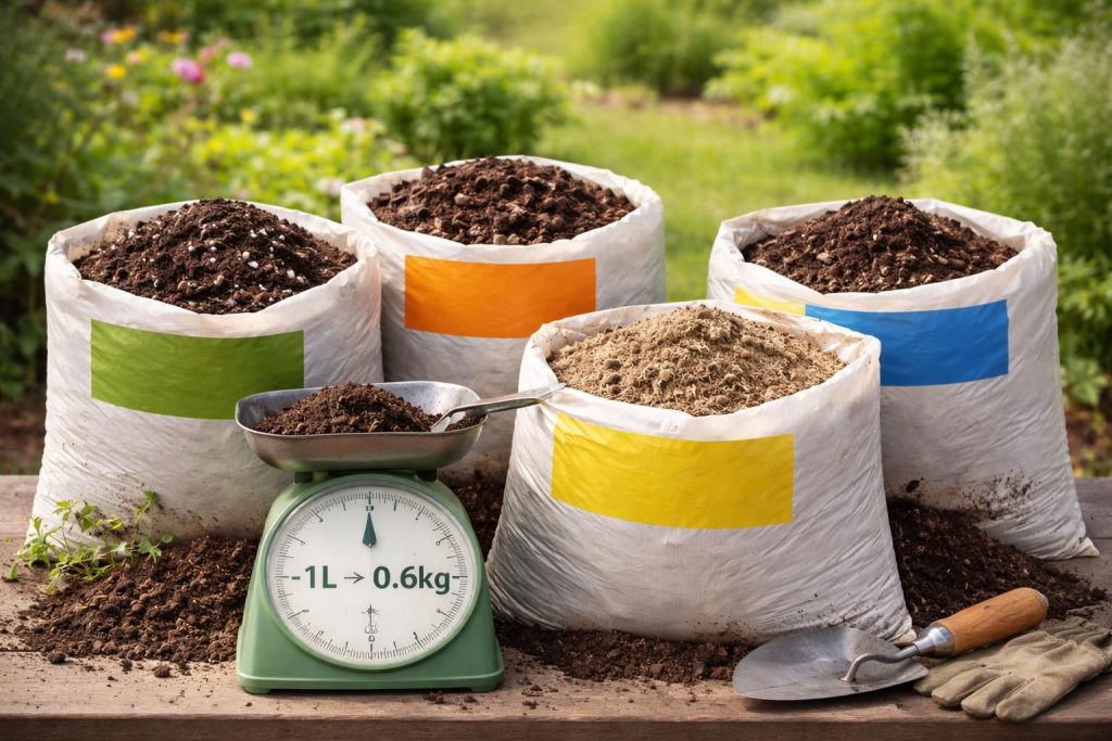 découvrez comment convertir 1 litre de terreau en kilogrammes et obtenez des conseils pratiques pour choisir le terreau idéal selon vos besoins de jardinage.