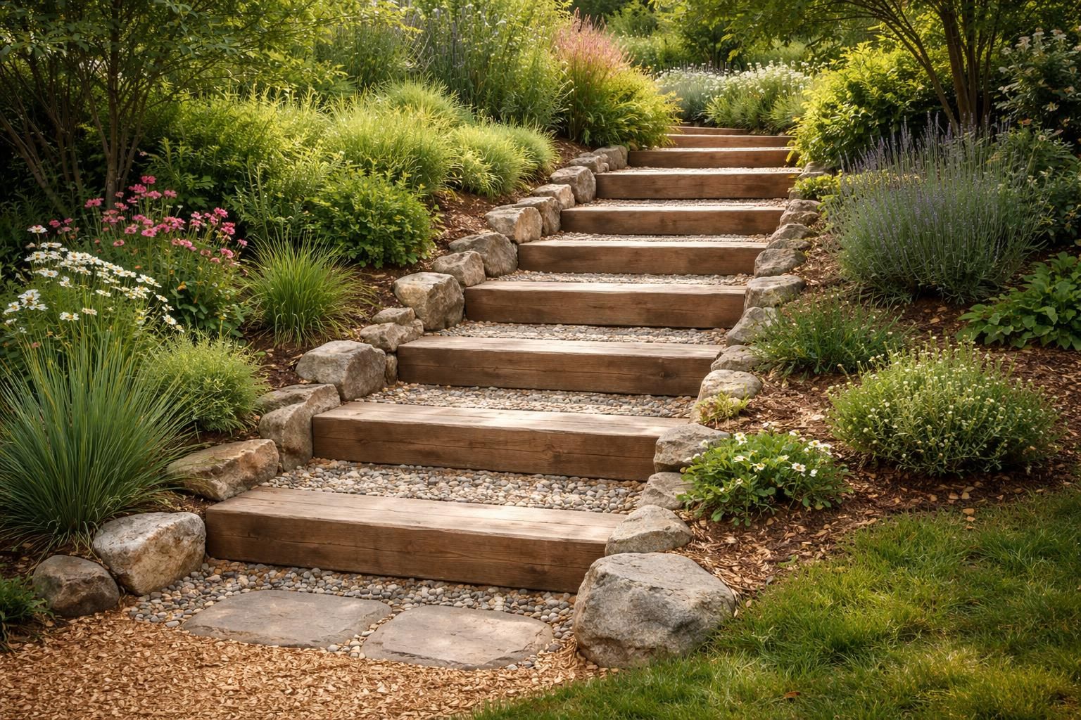découvrez des conseils pratiques pour aménager un escalier dans le talus de votre jardin et rendre cet espace à la fois esthétique et sécurisé.