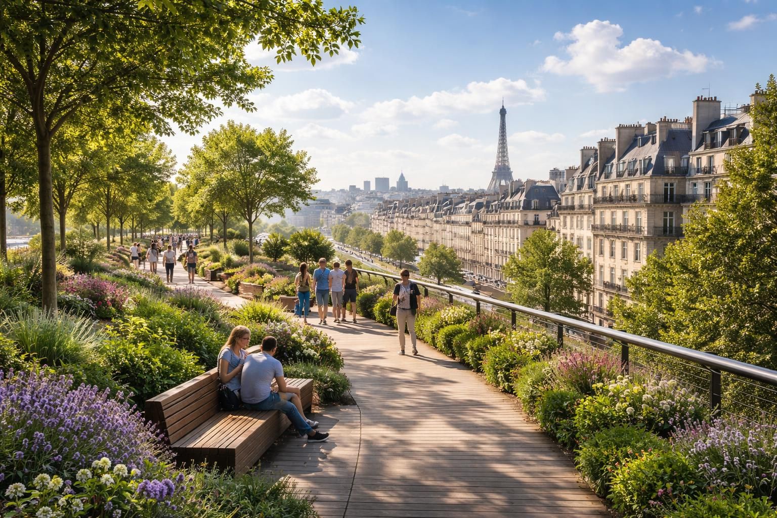 découvrez le highline park à paris, un nouvel espace vert innovant offrant une promenade unique au-dessus de la ville lumière, alliant nature et modernité.
