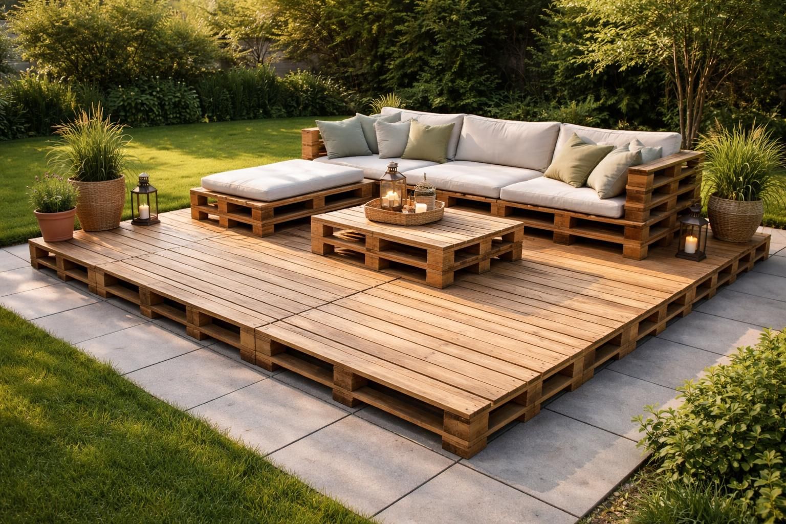 découvrez comment construire facilement une terrasse en palette sur un sol stable avec notre guide pratique et étape par étape.