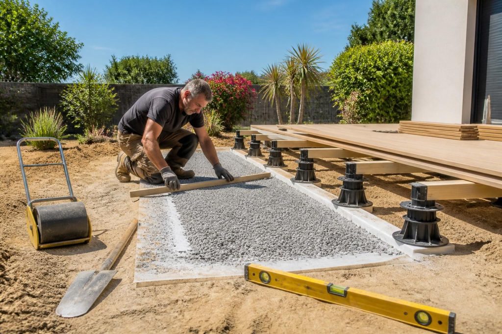 découvrez des astuces pratiques pour réussir la pose d'une terrasse sur un sol sablonneux, assurer sa stabilité et sa durabilité facilement.