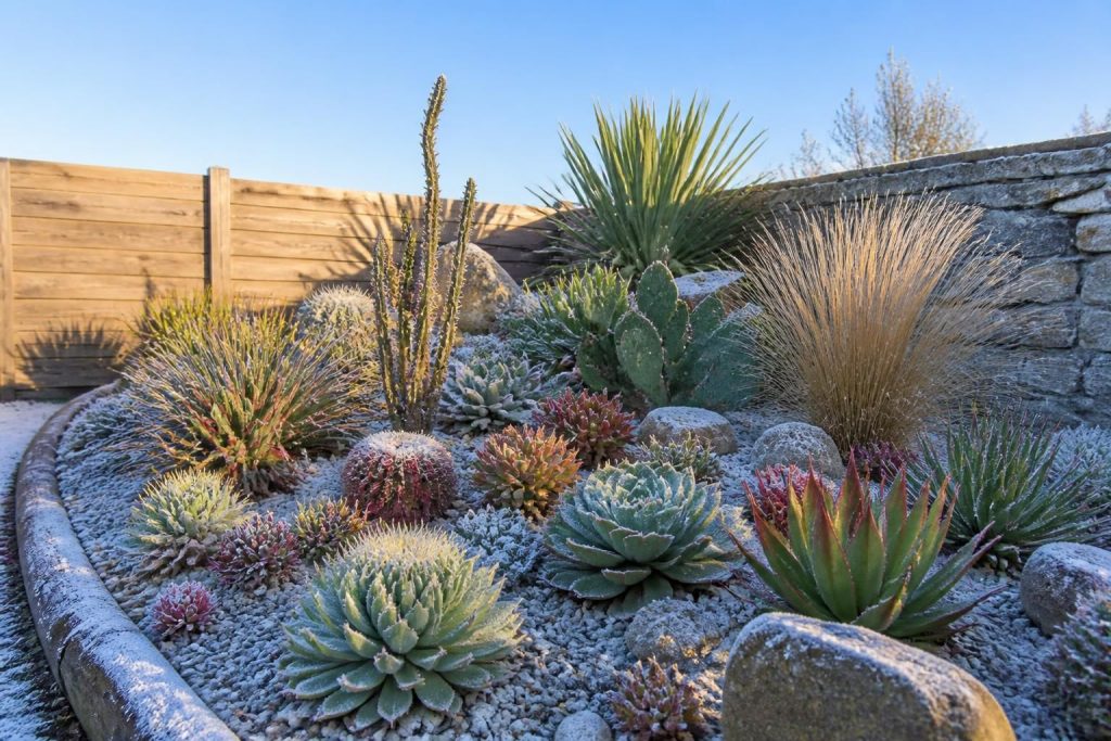 découvrez comment créer un jardin avec des plantes grasses extérieures résistantes au gel et au soleil, alliant esthétique et facilité d'entretien toute l'année.