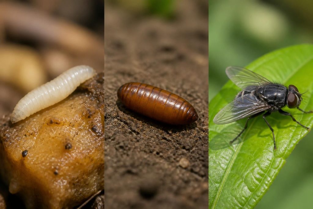 découvrez combien de temps il faut à un asticot pour devenir une mouche et explorez la transformation fascinante de ces insectes du stade larvaire à l'adulte.